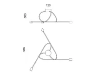 Da soffitto plafoniera Collezione esclusiva Elica lumicom lampada da soffitto stile Moderna in offerta