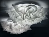 Da soffitto plafoniera in altro Veli mini couture plafoniera Slamp a prezzo scontato