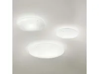Da soffitto plafoniera Vistosi Moris pp30 plafoniera in verto soffiato Bianco con forte sconto