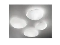 Da soffitto plafoniera Vistosi Neochic ppm plafoniera in vetro soffiato Bianco a prezzi outlet
