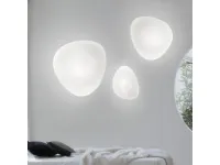 Da soffitto plafoniera Vistosi Neochic ppm plafoniera in vetro soffiato Bianco a prezzi outlet