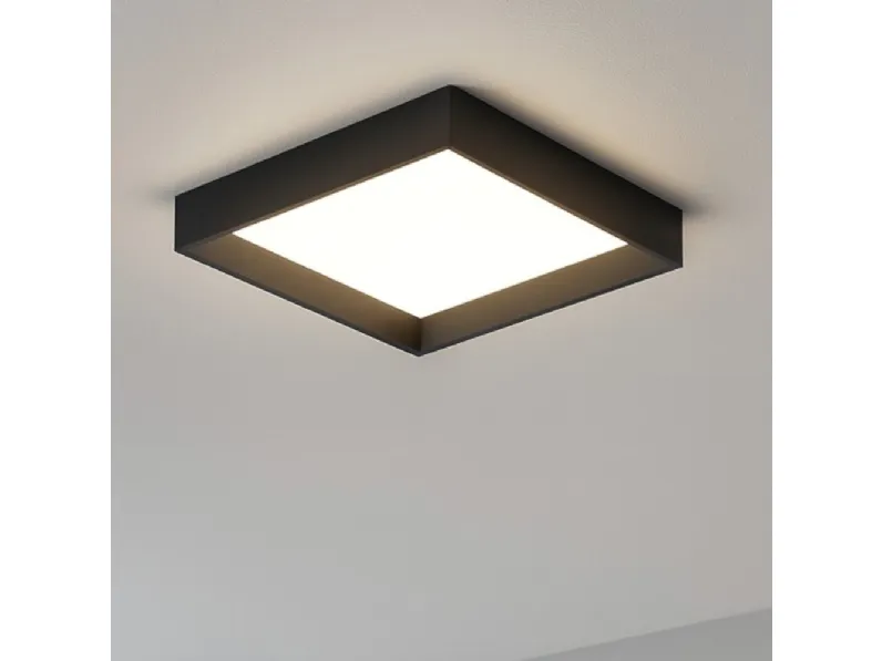 Da soffitto plafoniera Linea light Tara  q nera  8326 plafoniera led Nero a prezzi convenienti