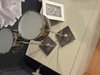 Da tavolo Coppia lampade comodino cromate  Fabbian a prezzo scontato 