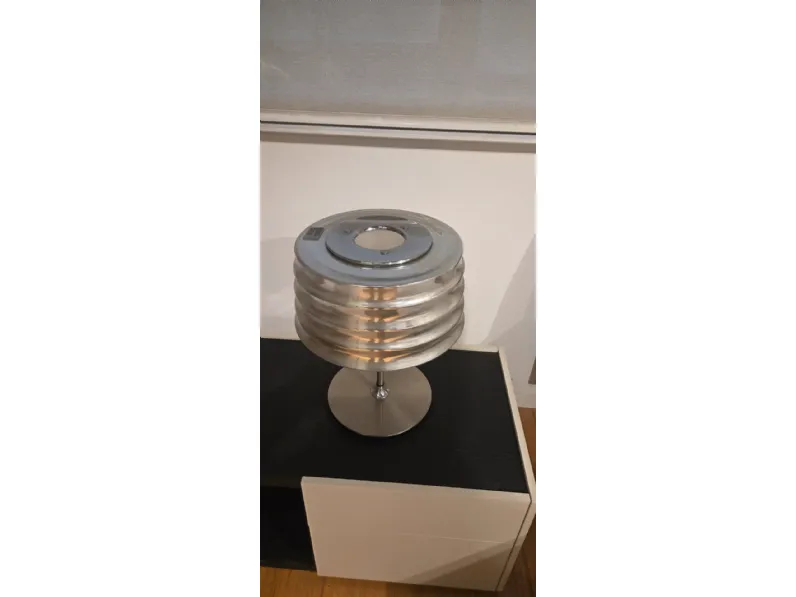 Da tavolo Coppia lampade comodino vetro specchio  Penta illuminazione in Offerta Outlet 