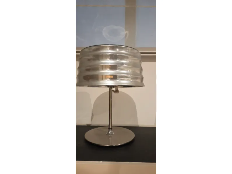 Da tavolo Coppia lampade comodino vetro specchio  Penta illuminazione in Offerta Outlet 