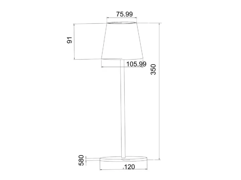 Da tavolo Ideal lux Lampada alea dulac jw giappone Nero in offerta
