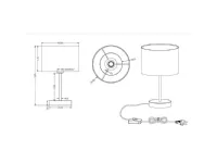 Lampada Tumbler lampada da tavolo Emporium in OFFERTA OUTLET