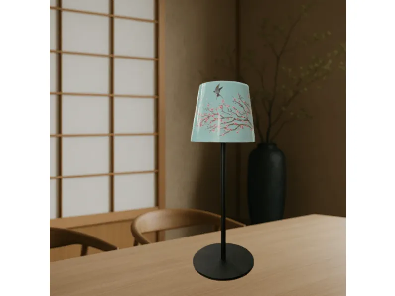 Da tavolo in metallo Lampada alea dulac fl ciliegio Ideal lux in Offerta Outlet