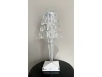 Da tavolo Kartell Big battery Trasparente a prezzi outlet