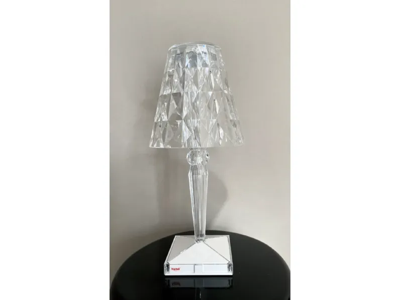 Da tavolo Kartell Big battery Trasparente a prezzi outlet