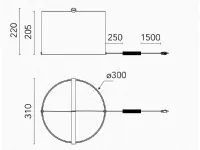 Lampada To tie t3  Flos in OFFERTA OUTLET