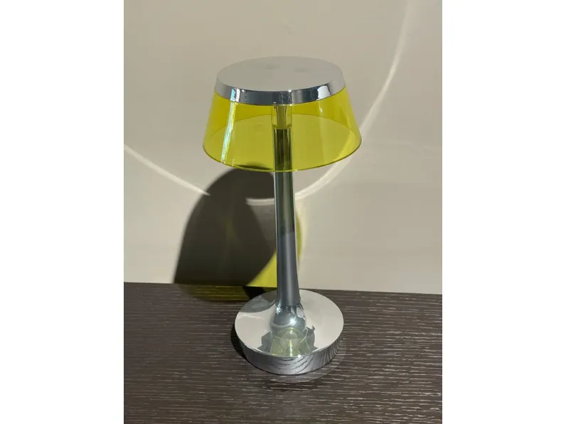 Da tavolo stile Moderna Bonjour unplugged cromo Flos in saldo