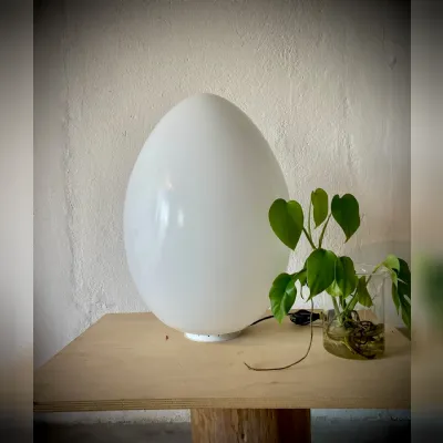 Lampada Lampada da tavolo uovo grande Fontana arte in OFFERTA OUTLET