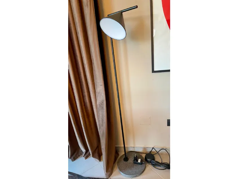 Da terra Flos Captain flint outdoor Nero con forte sconto