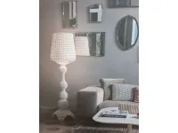 Da terra stile Moderna Kabuki lampada da terra bianca Kartell in saldo