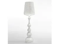 Da terra stile Moderna Kabuki lampada da terra bianca Kartell in saldo
