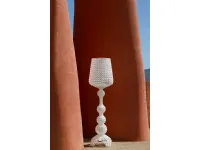 Da terra stile Moderna Kabuki lampada da terra bianca Kartell in saldo