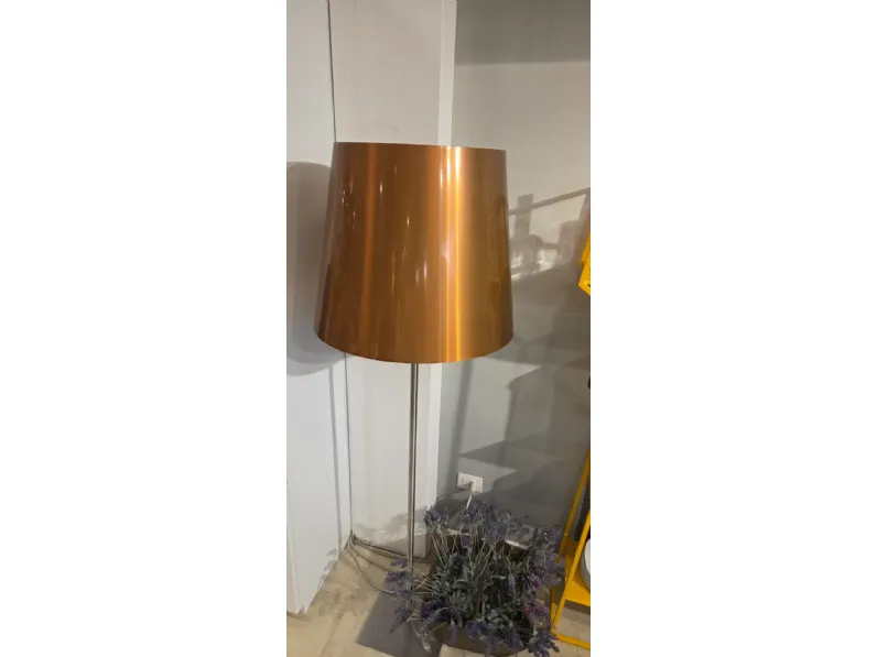 Da terra Lampada terra inox e rame metal  Fabbian a prezzo Outlet 