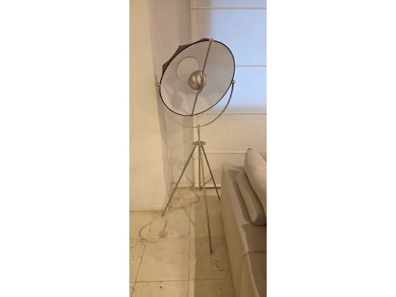 Da terra Lampada terra tipo regista tela nera  Irilux in Offerta Outlet 