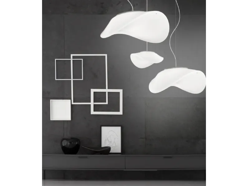 A sospensione stile Moderna Balance sospensoine in vetro soffiato Vistosi in offerta outlet