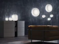 Lampada Bot fa 16 plafoniera in vetro soffiato Vistosi in OFFERTA OUTLET