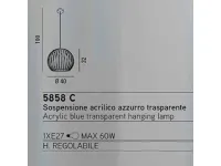 A sospensione 5858c  perenz sospensione azzurro Collezione esclusiva con un ribasso esclusivo