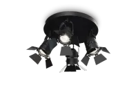 Lampada Ciak pl4 plafoniera 4 luci Collezione esclusiva in OFFERTA OUTLET