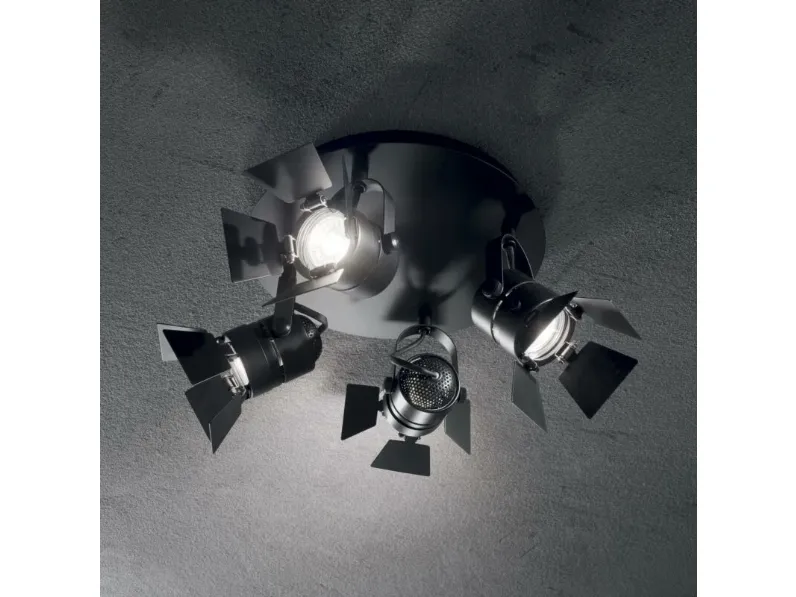 Da soffitto plafoniera stile Moderna Ciak pl4 plafoniera 4 luci Collezione esclusiva in saldo