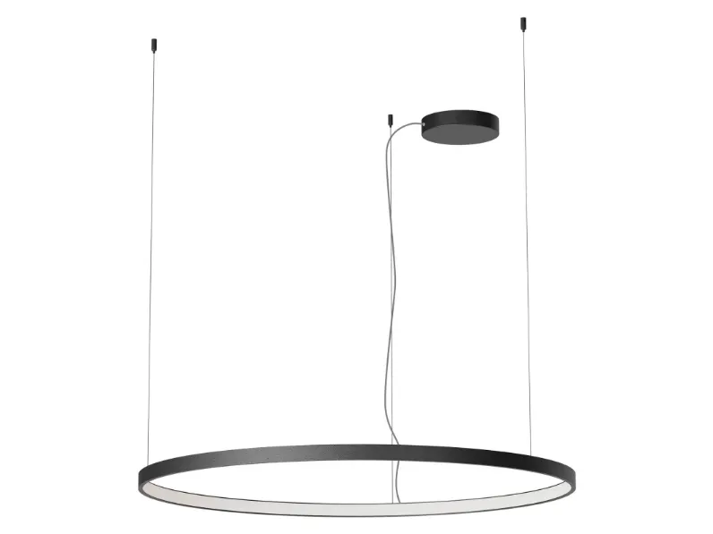 A sospensione Collezione esclusiva Orion redo  sospensione led 75w Nero con forte sconto