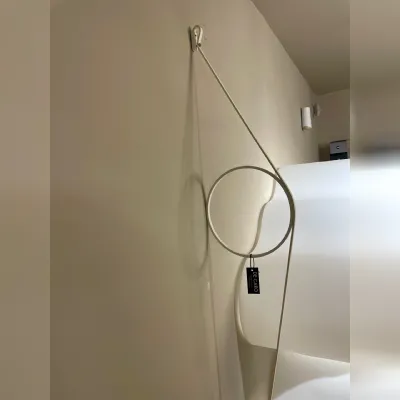 Da parete applique Flos Wirering grey Bianco in offerta