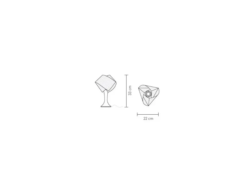 Da tavolo stile Moderna Gemmy lampada da tavolo  Slamp con forte sconto