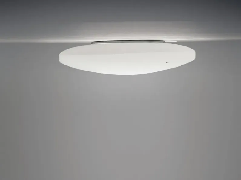 Da soffitto plafoniera stile Moderna Moris pp50  plafoniera in vetro soffiato Vistosi in offerta outlet