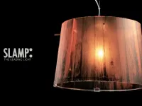 Lampada Woody arancio lampada a sospensione Slamp in OFFERTA OUTLET