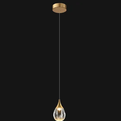 A sospensione Collezione esclusiva Stilla oro  illuminati sospensione led Oro in offerta