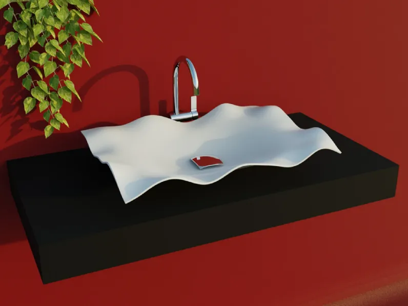 Lavabo per il tuo bagno a marchio Mya design Fazzoletto rect in offerta