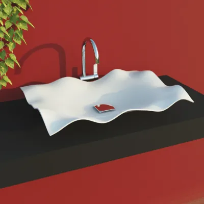 Lavabo per il tuo bagno a marchio Mya design Fazzoletto rect in offerta