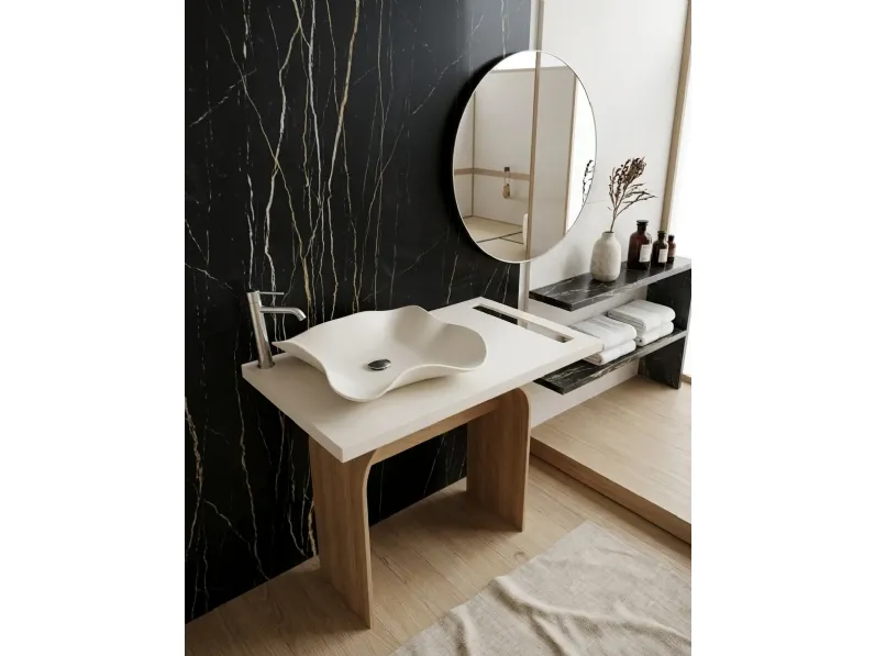 Lavabo scontato modello Fazzoletto square Mya design per il bagno di casa