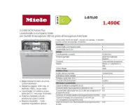 Scopri la lavastoviglie Miele G5260scvi classe C a un prezzo imbattibile!