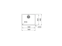 Lavello Mrx 110 50 Franke con forte sconto