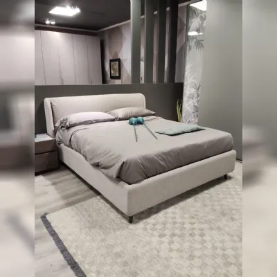 Letto moderno con contenitore Nevis rimar Artigianale a prezzo scontato