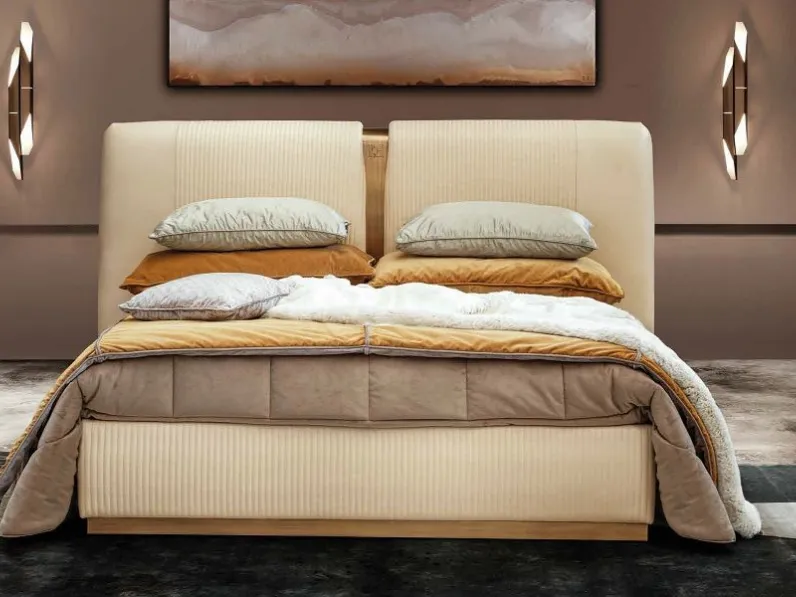 Letto design Luxury bed base acciaio   inserti acciaio  Md work con un ribasso del 30%