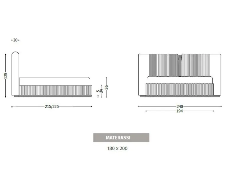 Letto design Luxury bed base acciaio   inserti acciaio  Md work con un ribasso del 30%