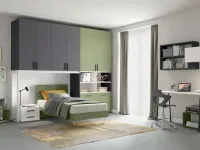 Letto singolo con piedini Volo Colombini casa a prezzo ribassato