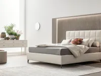 Letto matrimoniale con contenitore Victor trapuntato V&nice a prezzo ribassato