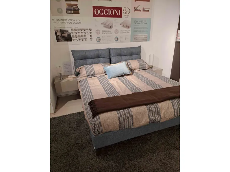 Letto Letto contenitore plisse oggioni Oggioni SCONTATO a PREZZI OUTLET