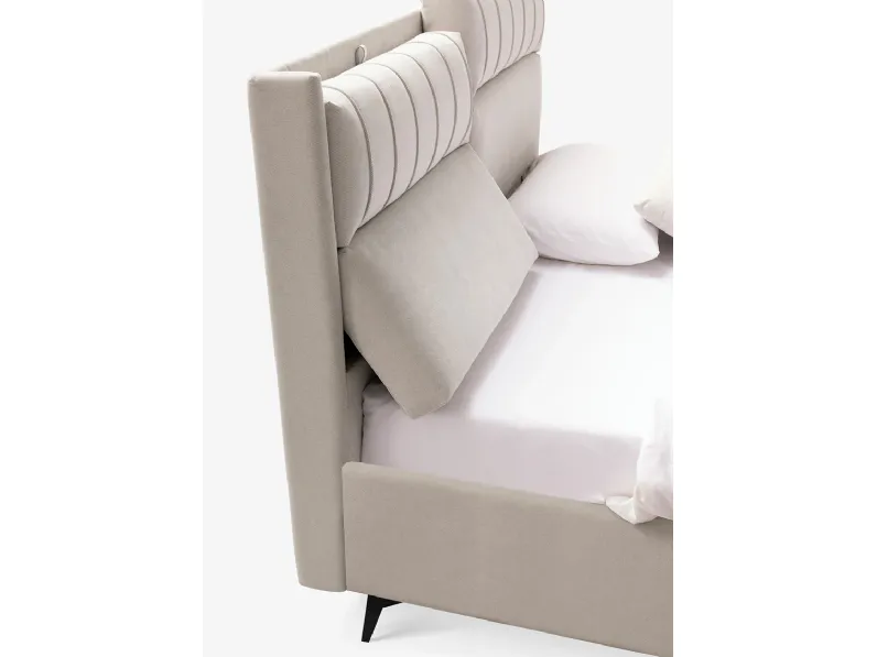 Letto imbottito modello Letto matrimoniale ad di Artigianale scontato 40%