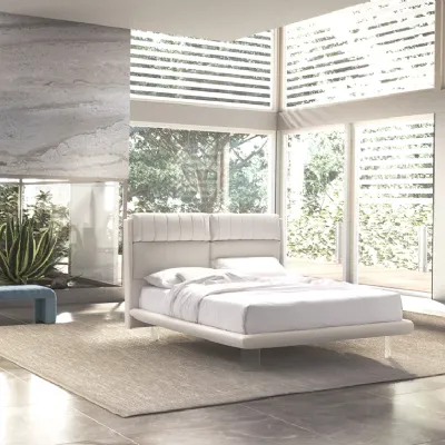 Letto imbottito modello Letto matrimoniale ad di Artigianale scontato 40%