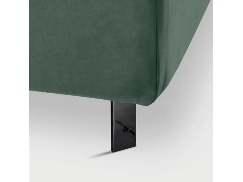 Letto imbottito con giroletto Letto maxi testata international  parigi Md work a prezzo scontato