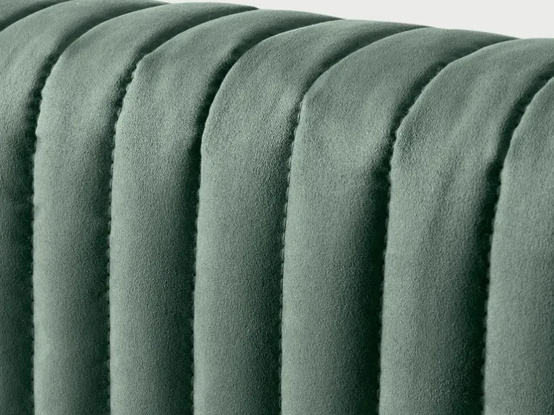 Letto imbottito con giroletto Letto maxi testata international  parigi Md work a prezzo scontato