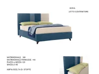 Letto imbottito modello Box bed di Gienne scontato 47%